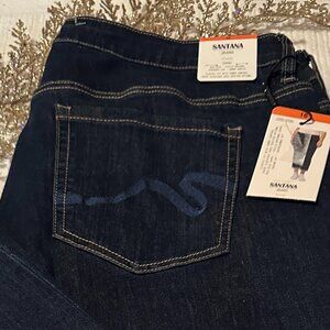 Women's Santana Capri Jeans Classic Fit with Tummy Control Size 16  NWT